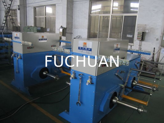 เครื่องพันเกลียวลวดทองแดงที่ใช้งานอยู่สี่เพลา Bobbins เส้นผ่านศูนย์กลาง 800