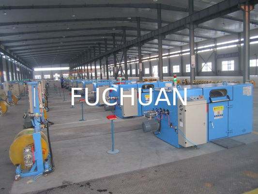 สายเคเบิ้ล Double Twist Bare Copper Wire Bunching Machine อุปกรณ์อัตโนมัติ