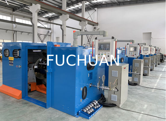 เครื่องบิดสายไฟฟ้าสองสาย เครื่องบิดสายทองแดง Fuchuan High Speed Bunching