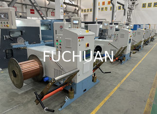 Advanced Electronic Pitches Double Twist Buncher Stranding Machine สําหรับสายที่เหมาะสม
