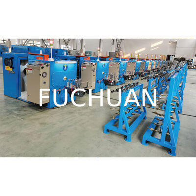 โรงงาน ขายตรง อุปกรณ์สายไฟฟ้าความเร็วสูง ทองแดง อัตโนมัติ Double Twist Bunching Machine เครื่องตัดสาย