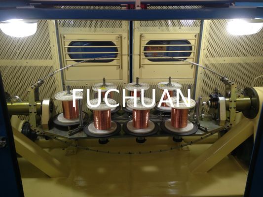 เครื่องพันสายทองแดง FUCHUAN 4000 แบบบิดหน้าจอสัมผัส 19 ชิ้น