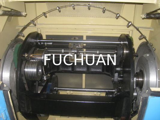 เครื่องตีเกลียวลวด 7.5Kw FUCHUAN 2.5Kgf อุปกรณ์พันลวดสีฟ้า