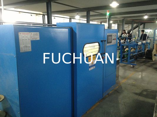 สกายบลู ดับเบิ้ลทวิส ทองแดงสาย Bunching เครื่องจักรอุปกรณ์ 630mm กว้าง