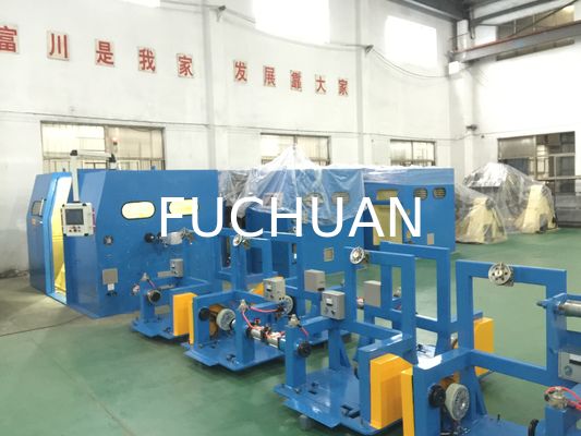 เครื่องม้วนสายไฟเคลือบดีบุก เส้นผ่านศูนย์กลางการบิด 1000 มม. อุปกรณ์ตีเกลียวสายเคเบิล