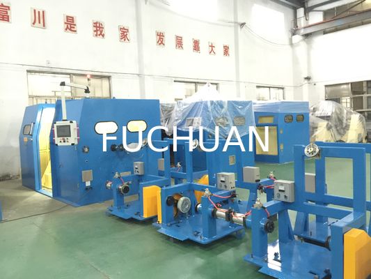 เครื่องม้วนสายไฟเคลือบดีบุก เส้นผ่านศูนย์กลางการบิด 1000 มม. อุปกรณ์ตีเกลียวสายเคเบิล