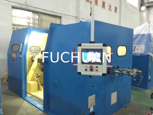 เครื่องม้วนสายไฟเคลือบดีบุก เส้นผ่านศูนย์กลางการบิด 1000 มม. อุปกรณ์ตีเกลียวสายเคเบิล
