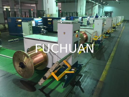 เครื่องพันเกลียวสายไฟแบบบิดเกลียวคู่ ISO สำหรับลวดทองแดงขนาด 0.52 มม.