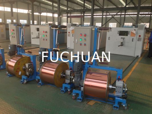 เครื่องพันสายไฟแบบปกติ เครื่องพันสายไฟ มอเตอร์ 1.5Kw ควบคุมแรงตึงด้วยลม