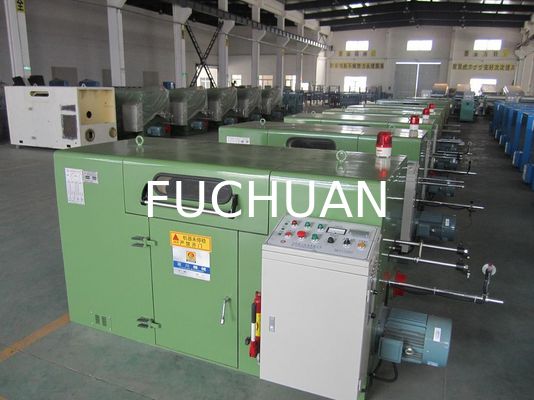 เครื่องตีเกลียวลวด 7.5Kw FUCHUAN 2.5Kgf อุปกรณ์พันลวดสีฟ้า