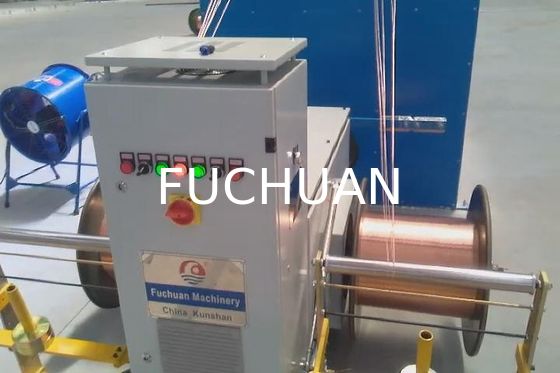 เครื่องบิดลวดทองแดงเคลือบดีบุก 5.5Kw อุปกรณ์ทางการแพทย์ อากาศยาน หัวคู่