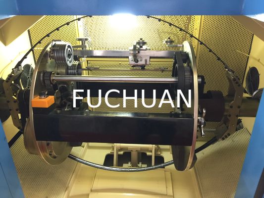 สายเคเบิ้ล Double Twist Bare Copper Wire Bunching Machine อุปกรณ์อัตโนมัติ