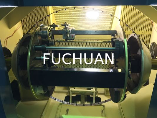 สายเคเบิ้ล Double Twist Bare Copper Wire Bunching Machine อุปกรณ์อัตโนมัติ