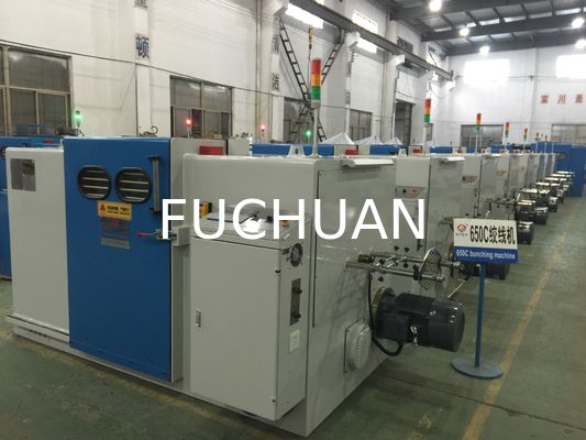 สายเคเบิ้ล Double Twist Bare Copper Wire Bunching Machine อุปกรณ์อัตโนมัติ