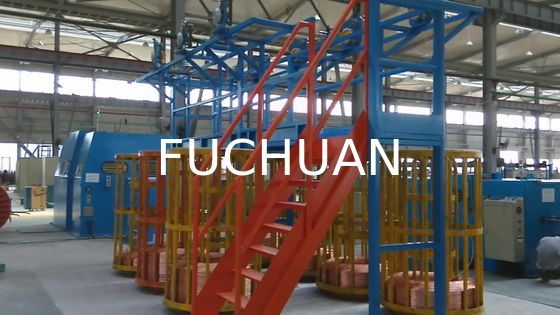 Fuchuan ความเร็วสูง Double Twist Buncher เครื่องผสมสาย สายทองแดงเปล่า