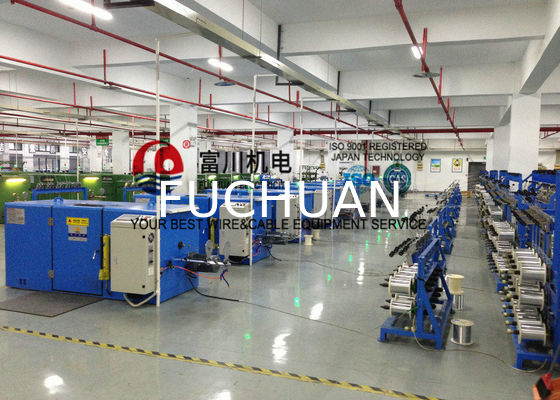 เครื่องควบคุม PLC เครื่องบิดสายทองแดง อุปกรณ์การประมวลผล Stranding Ultra Conductor