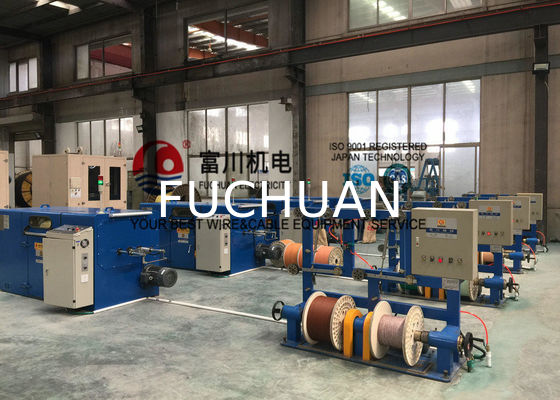 หน้าจอสัมผัส Double Twist Buncher 3000 Rpm Core Wire 500 Take Up Bobbin