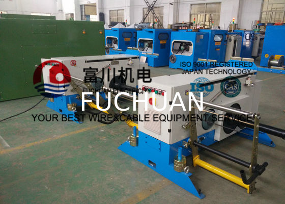 Active Double Shaft Pay Off Machine Double Twist Buncher 1.5kw สกายบลู 630