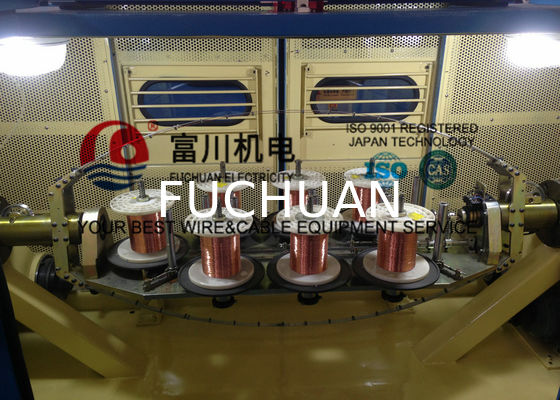 เครื่องพันลวดทองแดงที่ให้ผลผลิตสูง 19 ชิ้น 2,000 รอบต่อนาทีคอนโทรลเลอร์ PLC