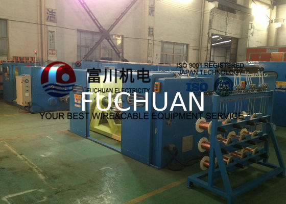 เครื่องพันลวดทองแดงที่ให้ผลผลิตสูง 19 ชิ้น 2,000 รอบต่อนาทีคอนโทรลเลอร์ PLC