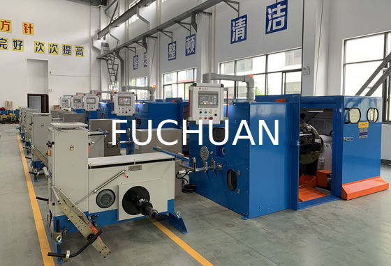 เครื่องบิดสายไฟฟ้าสองสาย เครื่องบิดสายทองแดง Fuchuan High Speed Bunching