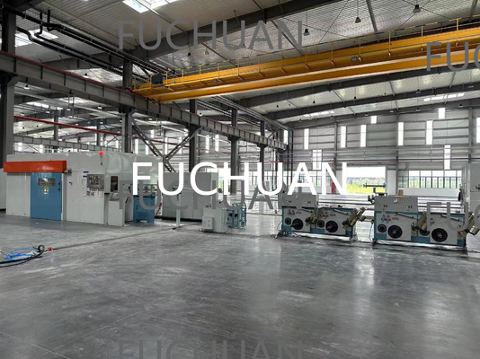 กระบวนการผลิตที่เรียบง่าย 7.5KW เครื่องม้วนสายทองแดง 3300*1450*1650m