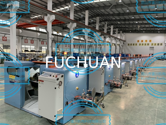 อัตโนมัติ Enamelled สาย Bunching เครื่องสําหรับหลากหลายสาย Stranding 0.2-1.04mm กว้าง