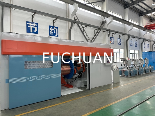 Advanced Electronic Pitches Double Twist Buncher Stranding Machine สําหรับสายที่เหมาะสม