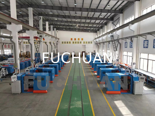 เครื่องรวมสายทองแดงเปลือยพร้อมเปลี่ยนระยะพิทช์ด้วยระบบไฟฟ้า ทิศทางการบิด S หรือ Z และระบบควบคุม PLC