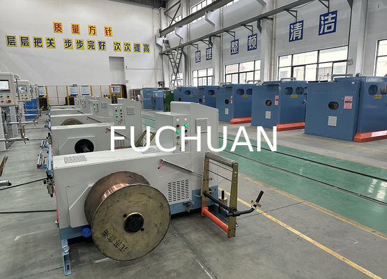Advanced Electronic Pitches Double Twist Buncher Stranding Machine สําหรับสายที่เหมาะสม