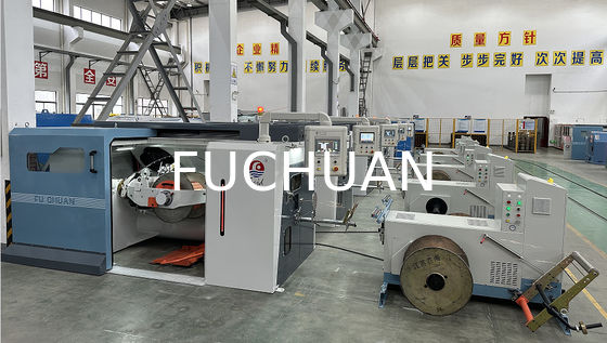 Advanced Electronic Pitches Double Twist Buncher Stranding Machine สําหรับสายที่เหมาะสม