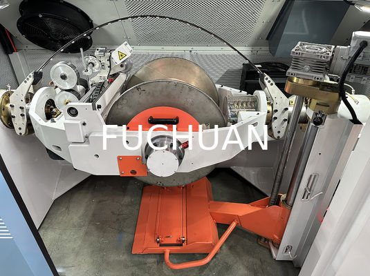 อุปกรณ์อิเล็กทรอนิกส์ขั้นสูงแบบ Double Twist Copper Wire Bunching Machine Stranding Equipment