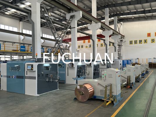 ลวดทองแดงพันเกลียวลวดทองแดง 630 เครื่องพันเกลียวคู่ Fuchuan