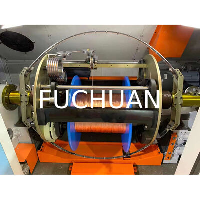 เครื่องพันเกลียวความเร็วสูง Fuchuan สายไฟทองแดงอุปกรณ์พันเกลียวคู่