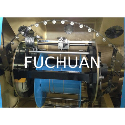 1000B อัตโนมัติ Double Twist ทองแดงสาย Bunching เครื่องล่อ Fuchuan