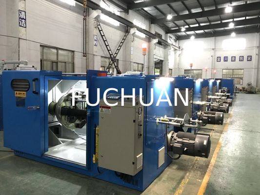 สายทองแดง Twisting Stranding Buncher เครื่องสําหรับ 0.05-2.5mm กว้าง