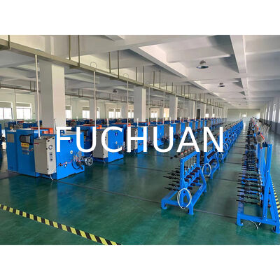 เครื่องรวมสายไฟ Fuchuan 0.05-0.32 มม. เครื่องรวมสายไฟทองแดงแบบกำหนดเอง เครื่องบิดเกลียว
